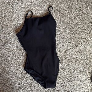 Black One-Piece Swimsuit